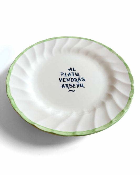 Plato "Al platu vendrás arbeyu"