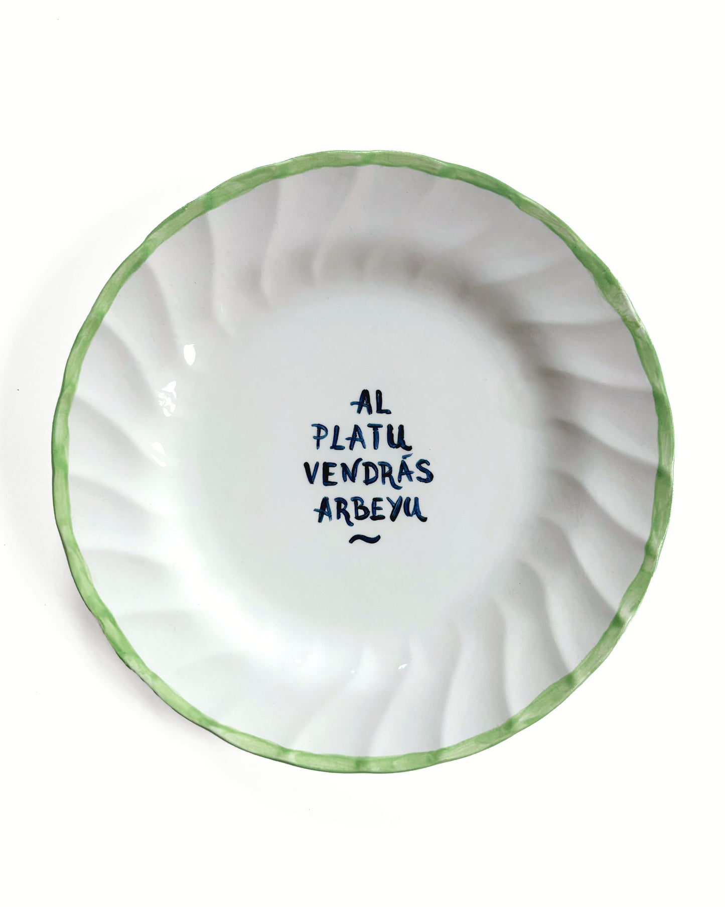 Plato "Al platu vendrás arbeyu"